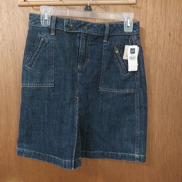 BNWT Gap Denim Jean Skirt Size 1 Y2K Vintage - Picture 6 of 6